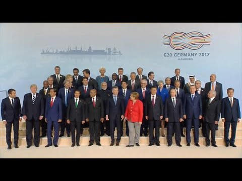 Hamburg: Bundeskanzlerin Angela Merkel erffnet G20-Gipfel - Trump 1. Redner