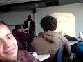 some dude giving a presentation at vic uni