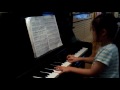 6-year-old girl playing Muzio Clementi Sonatina Op36,No.2 1st movement