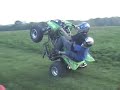 Quad Wheelies, Jumps, stunts, Fullthrottle atv