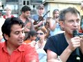 georgian & winnie banov: kazanlak, bulgaria party with the gypsies 07

(5 of 6) childlike! ...there is anointing for evangelists, for pastors, come forward and let us lay hands on you.

after our big 'corban' meal where we fed 5,000 their favorite lamb stew, we started having a sweet time of worship together and then georgian preached to the sea of gypsies gathered around the stage. the immeasurable love of god poured out from georgian like honey as he began preaching directly to all of their hearts. at one point, a big cluster of children clung to him, repeating the words of a prayer right after him (the new wine is so much stronger in the cluster, just look at georgian's face).

the altar call was sweet and the anointing was crisp -- a tangible faith arose among the people, so childlike and so pure. ...and then multiple healings started happening. as georgian called out all sorts of illnesses and tormenting oppressions, the team members laid hands on the people responding in the crowd. i am still looking for more footage and will post it as soon as i have it. tumors dissapeared, a little child's legs were healed (supernaturally stretched and reformed), a paralyzed woman regained instant use of her body, and someone who couldn't speak or move her mouth all of a sudden could speak. it was so hard to film in this crowded group of holy chaos, but at least you can see some of what went on. wow jesus!

for the last 6 years now, georgian and winnie banov of global celebration have been bringing teams of radical jesus-loving missionaries to eastern europe to 