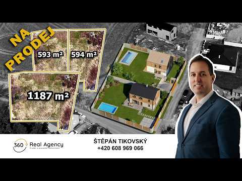 Video Stavební pozemek 594 m² v Doubravčicích – klidné bydlení s Prahou na dosah.