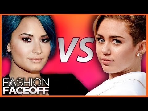 miley - For more ClevverTV shows ▻▻ http://ow.ly/ktrcX VOTE NOW for your favorite style star in this edition of ClevverTV's Fashion Faceoff. Who should win the Demi ...