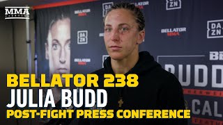 Bellator 238: Julia Budd Talks About 'Mistakes' In Cris Cyborg Fight, 'I'll Be Back' - MMA Fighting by MMA Fighting
