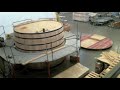 You need wood barrels to make wood aged beer. We just got some new ones. Here's the process of construction.