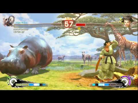 SSF4: HIROPON (Seth) VS mok11bk (Makoto)