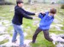 Gordi beim Karate in Irland