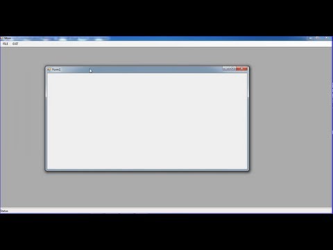 how to set mdi parent form in c#