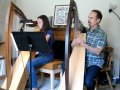 The Silver Unicorn - Harp duet with Paul Baker