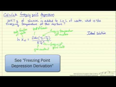 how to determine freezing point