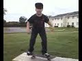 Old man skateboarding