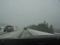 Snowy ride home