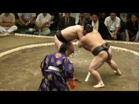 20110911 大相撲9月場所初日 琴欧洲vs隠岐の海