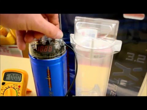 how to drain amp caps