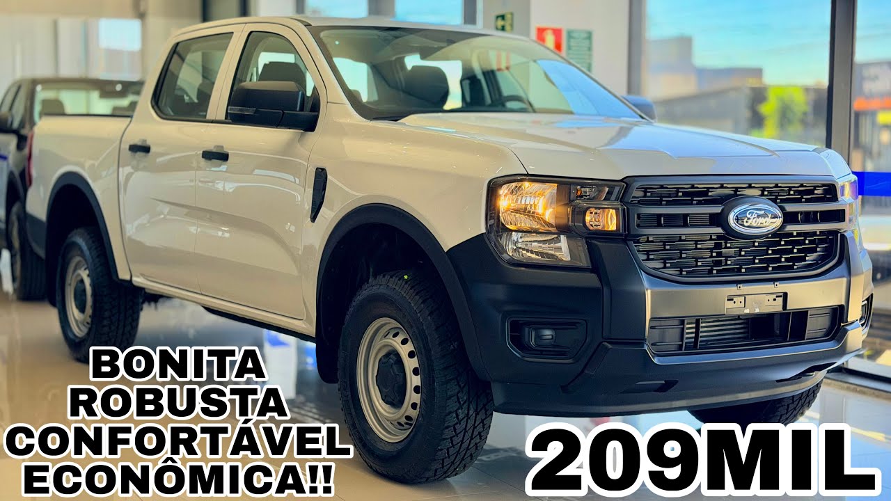 NOVÍSSIMA FORD RANGER XL TURBO DIESEL CÂMBIO MANUAL 4X4 EM DETALHES | PONTOS POSITIVOS E NEGATIVOS!!