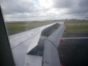 Easyjet A319 landing Copenhagen G-EZAJ