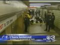 3 Ghetto thugs beat white man to death on subway