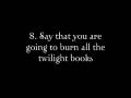 videos de Various ways to piss off a twilight fan