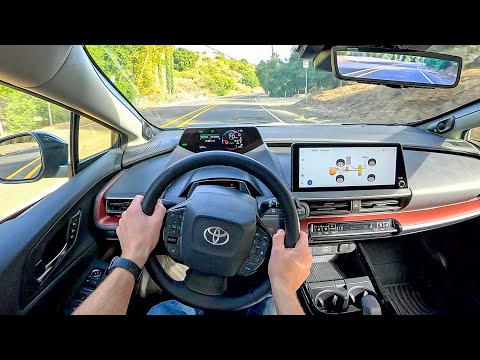 2023 Toyota Prius Prime Premium - POV Test Drive (Binaural Audio)