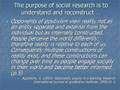 Major Research Paradigms