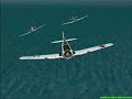 North American T-6 en vuelo FAU-358  -  FAU-360  -  FAU-363
