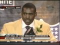 Michael Irvin Hall of Fame Speech