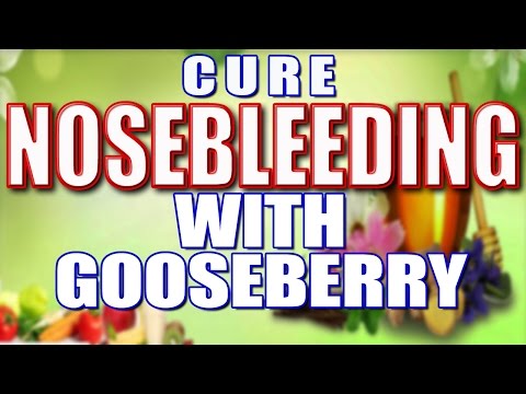 how to get rid of a nose bleed