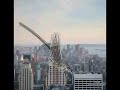 (algodoo) empire state building getting hit by a meteor! 100% real time!