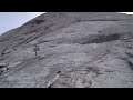 Just prior to start up Snake Dike Route on Half Dome