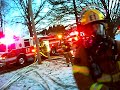 Helmet cam fire video