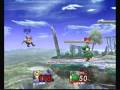 SSBB Wifi Match Yoshi (007) vs. Link (Swordplay)