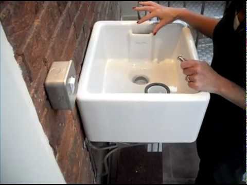 how to fit belfast sink
