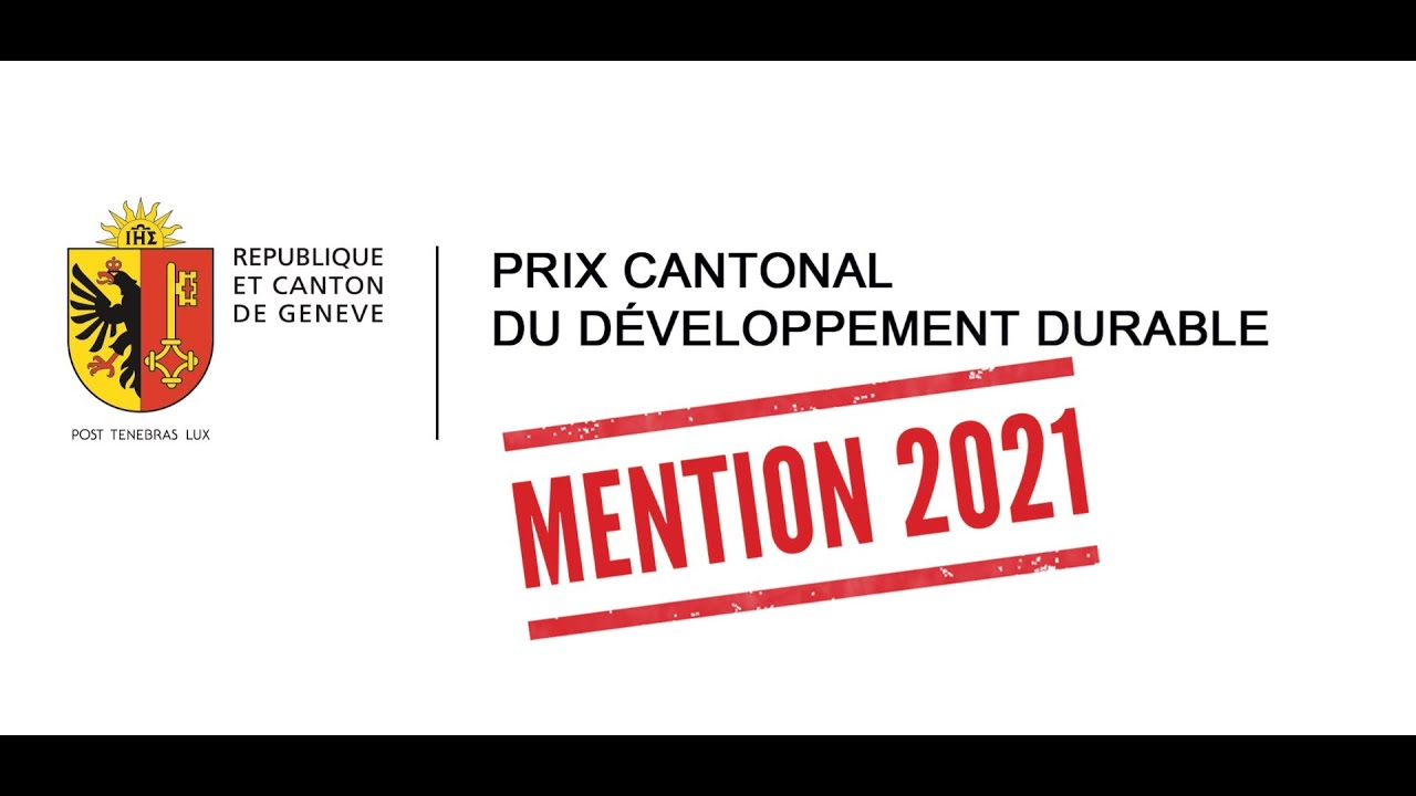 Mention concours cantonal du développement durable