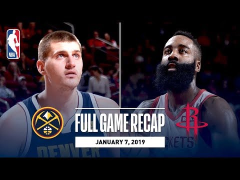 Video: Full Game Recap: Nuggets vs Rockets | Harden Drops 32 & 14