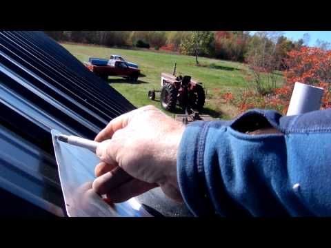 how to cut hole in roof for vent