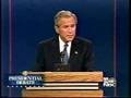 Someone is giving drugs to George W Bush in order to make him dumber,...