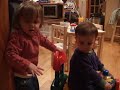Gideon and Geneva in the kitchen