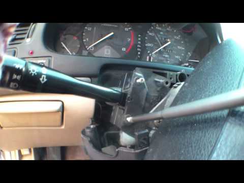 DIY How to replace install combination headlamp turn signal switch 1997 Honda Accord