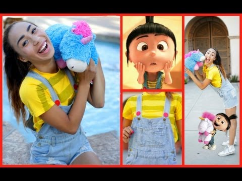 D.IY Agnes -Despicable Me Halloween Hair, Makeup, Costume!