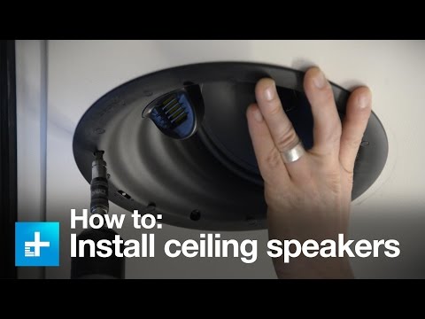 how to fasten speaker wire to wall