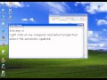 How to turn off automatic updates in Windows XP