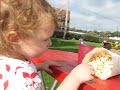 Chloe enjoys popcorn at Stillwater Art Festival Chloe enjoys popcorn at Stillwater Art Festival