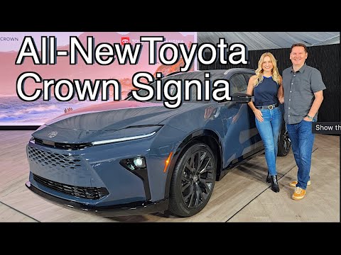 All-New 2025 Toyota Crown Signia first look // The first Crown SUV... Could be a Lexus!