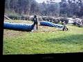 Galgo afgano haciendo agility, Asturias