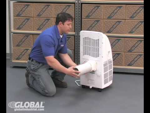 how to drain fedders portable air conditioner