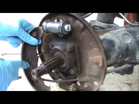 how to adjust vw bug brakes