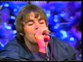 old video of oasis singer liam gallagher caught in a club fighting with strangers