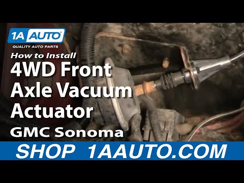 How To Install Replace 4WD Front Axle Vacuum Actuator GMC S15 Sonoma Chevy Blazer 1AAuto.com