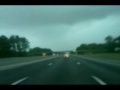 Rayo impacta camión en carretera