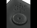 PDair Leather Case for Mitac Mio C310/C510 - Book (Black)